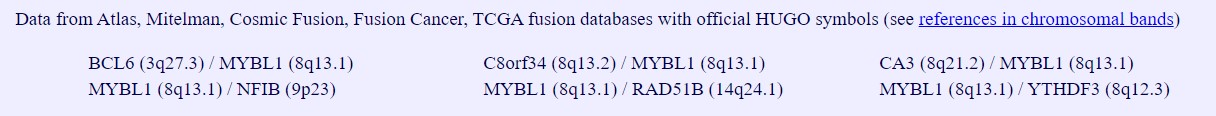 MYBL1 partners